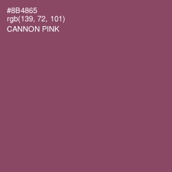 #8B4865 - Cannon Pink Color Image